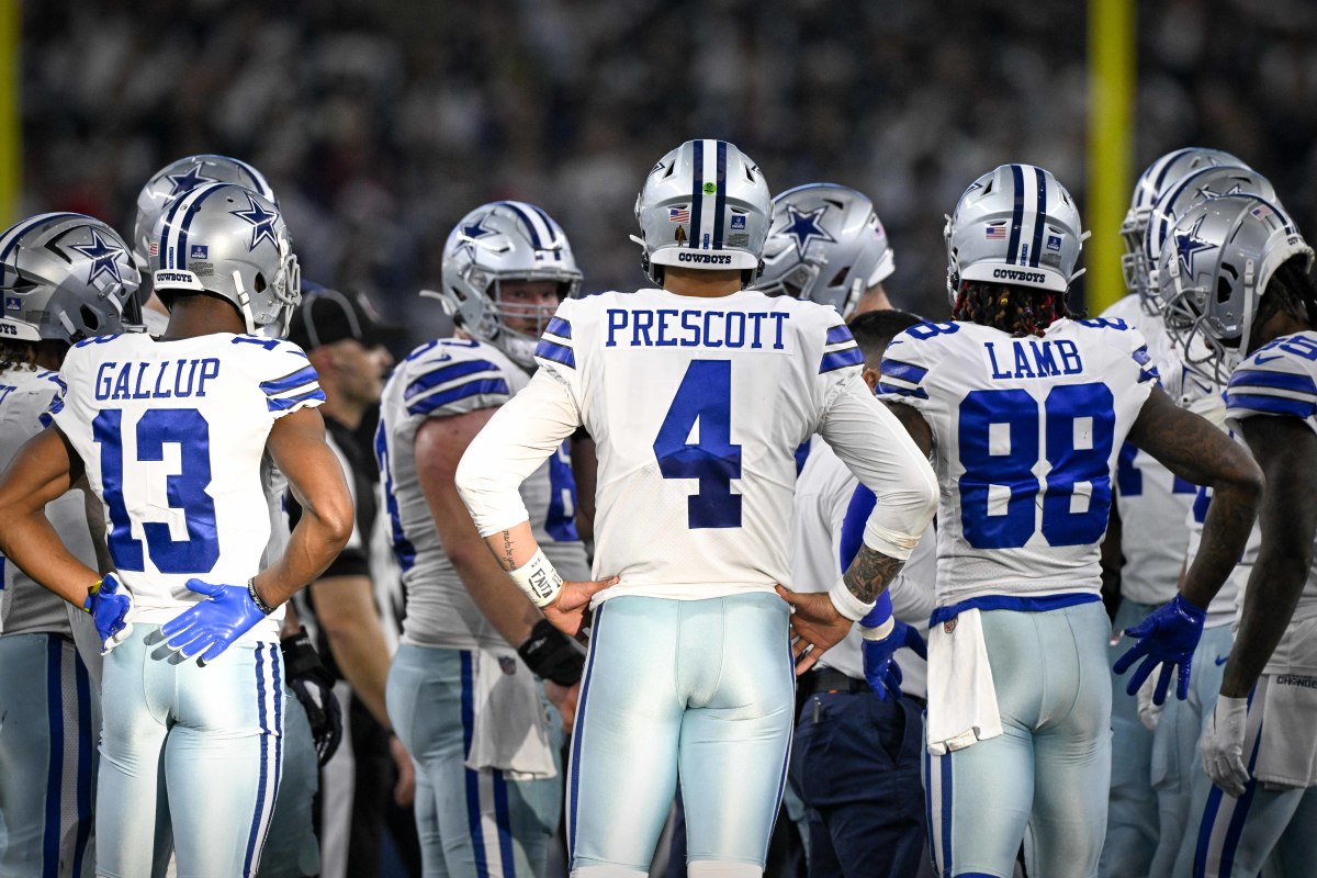 Michael Gallup, Dak Prescott, CeeDee Lamb