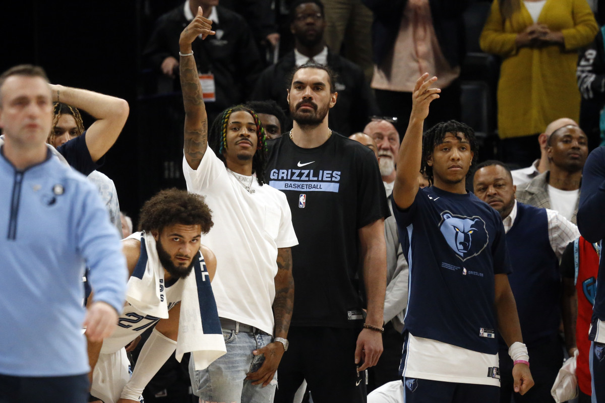 steven adams ja morant grizzlies