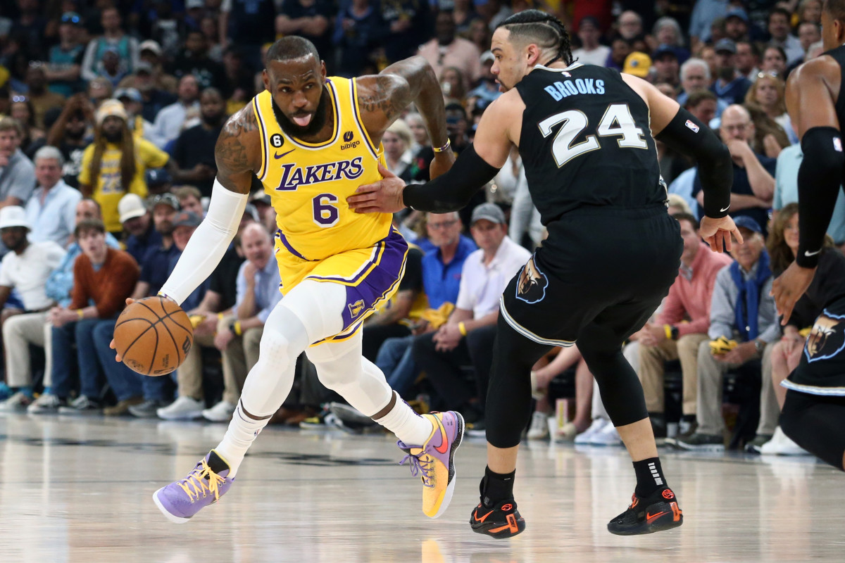 LeBron James Dillon Brooks Defense