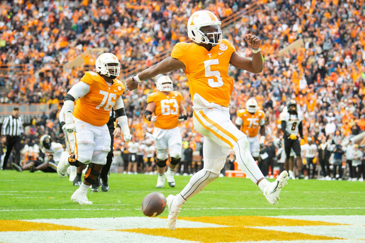 Tennessee Volunteers quarterback Hendon Hooker
