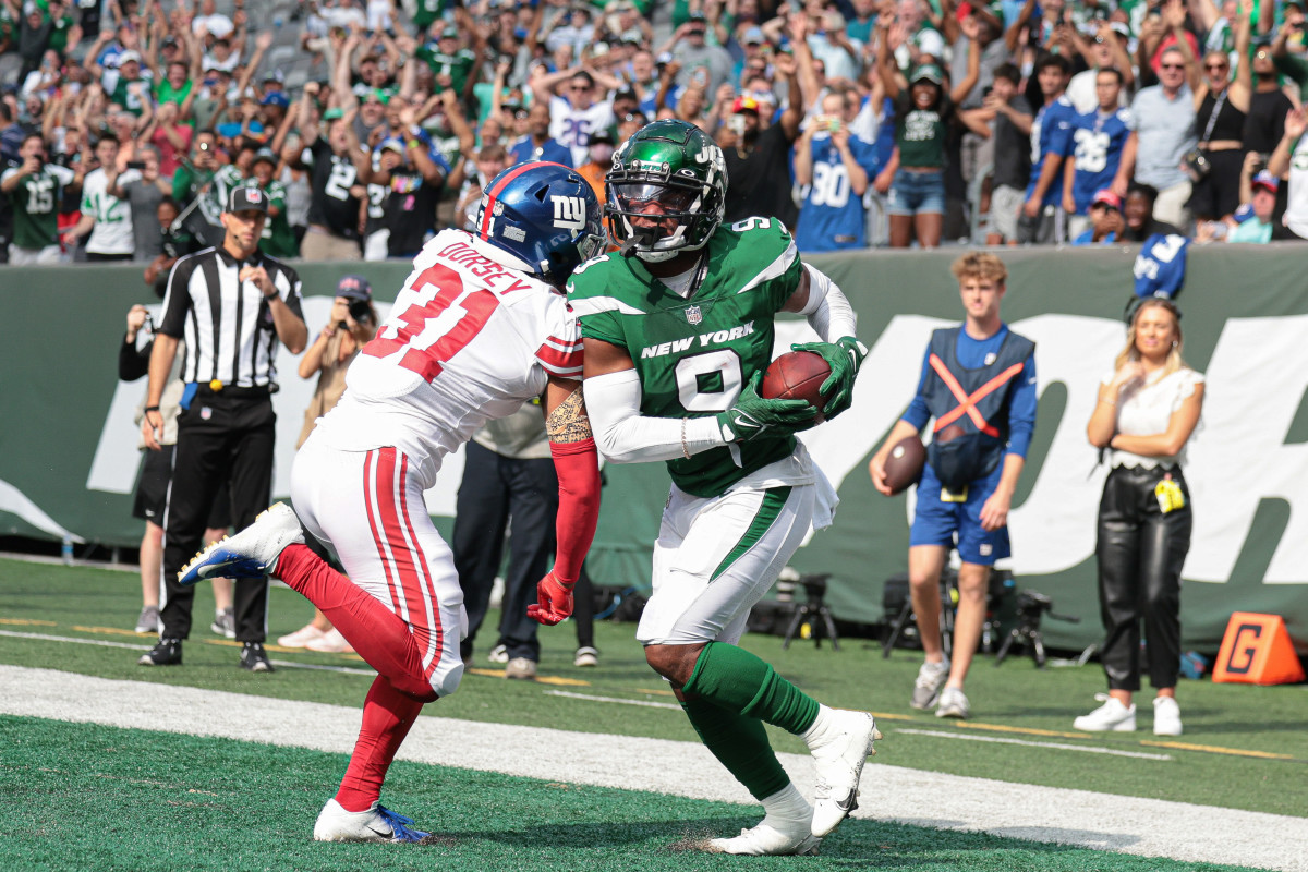 The game-winning touchdown against the Giants in the 2022 NFL Preseason