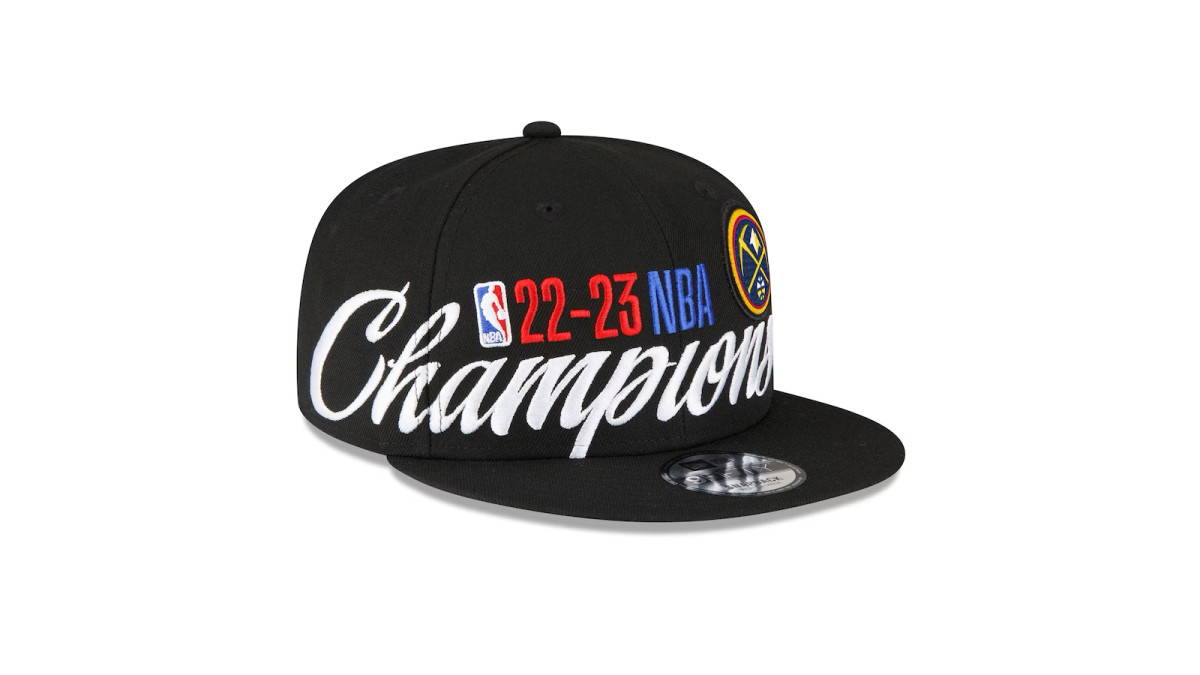 Denver Nuggets New Era 2023 NBA Finals Champions Locker Room 9FIFTY Snapback Hat