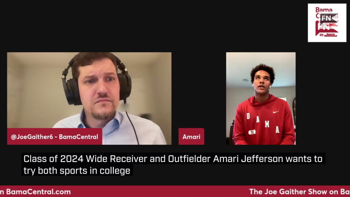 Class of 2024 Wide Receiver and Outfielder Amari Jefferson wants to try both sports in col