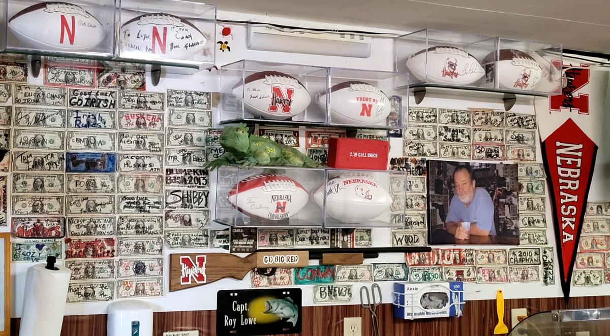 Husker Football Coaches Autographed Footballs