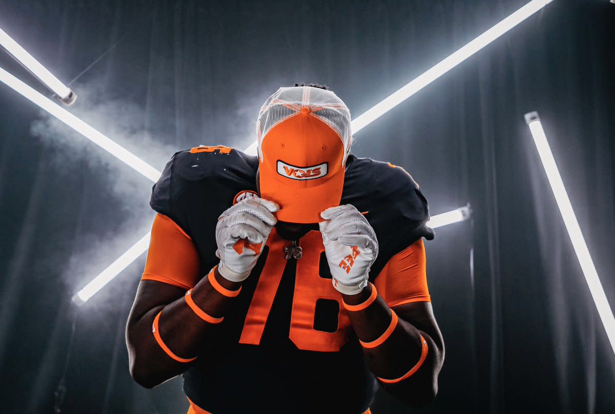 2024 OT Bennett Warren during his official visit to Tennessee in Knoxville, Tennessee, on June 23, 2023. (Photo courtesy of Bennett Warren)
