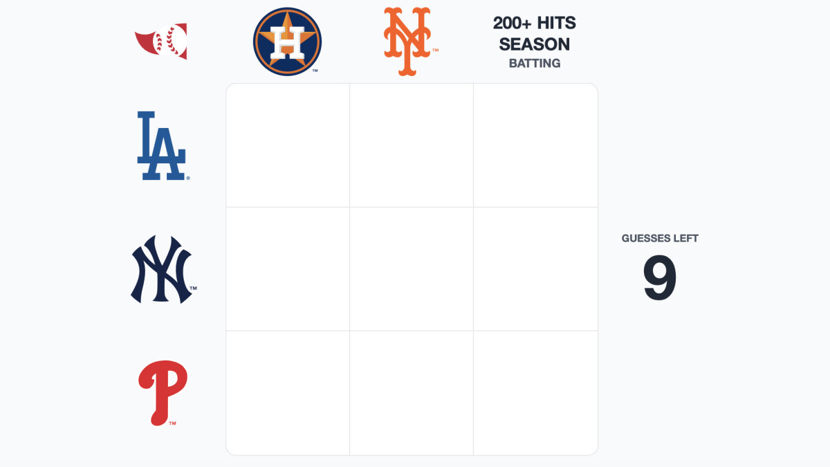 Screenshot of Immaculate Grid game