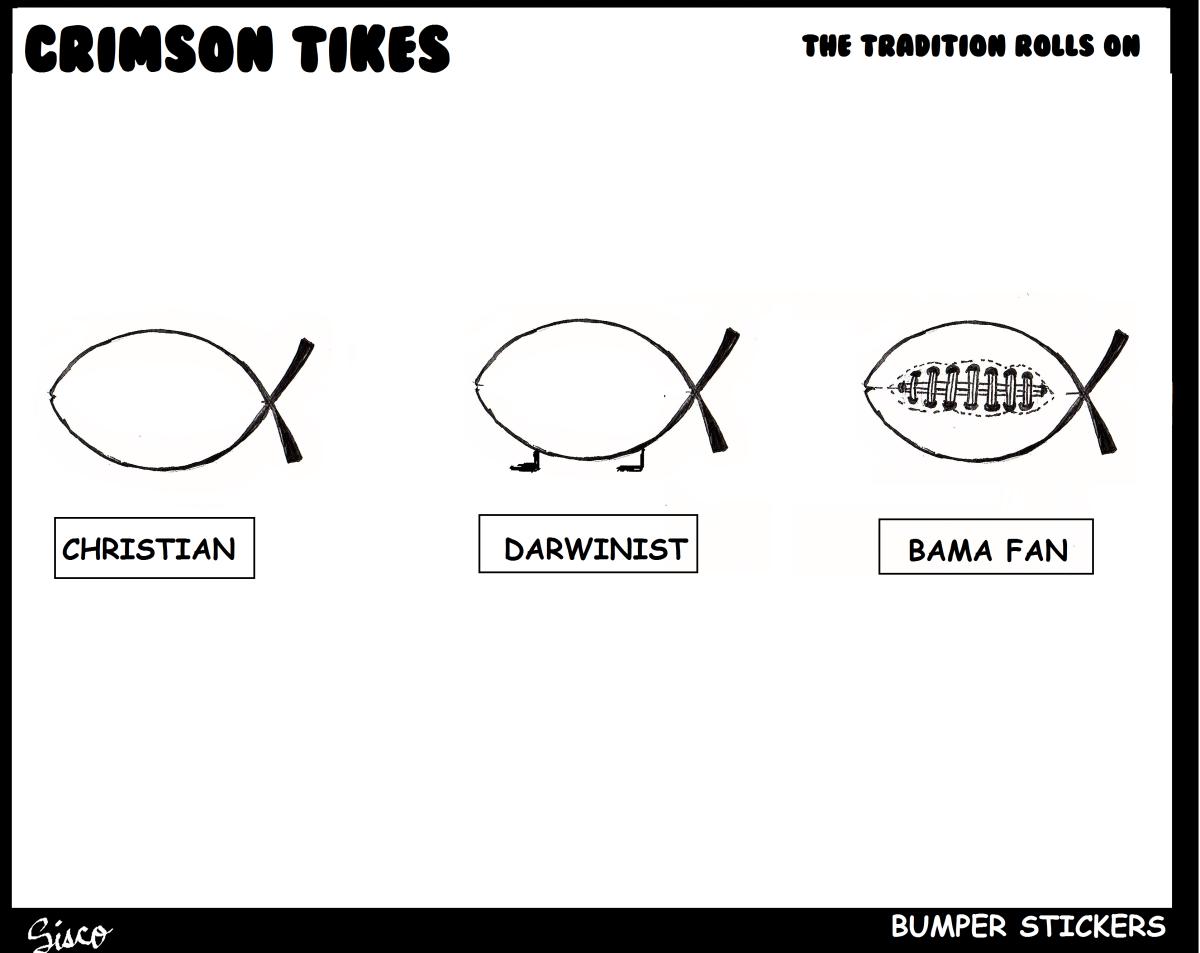 Crimson Tikes: Bumper Stickers