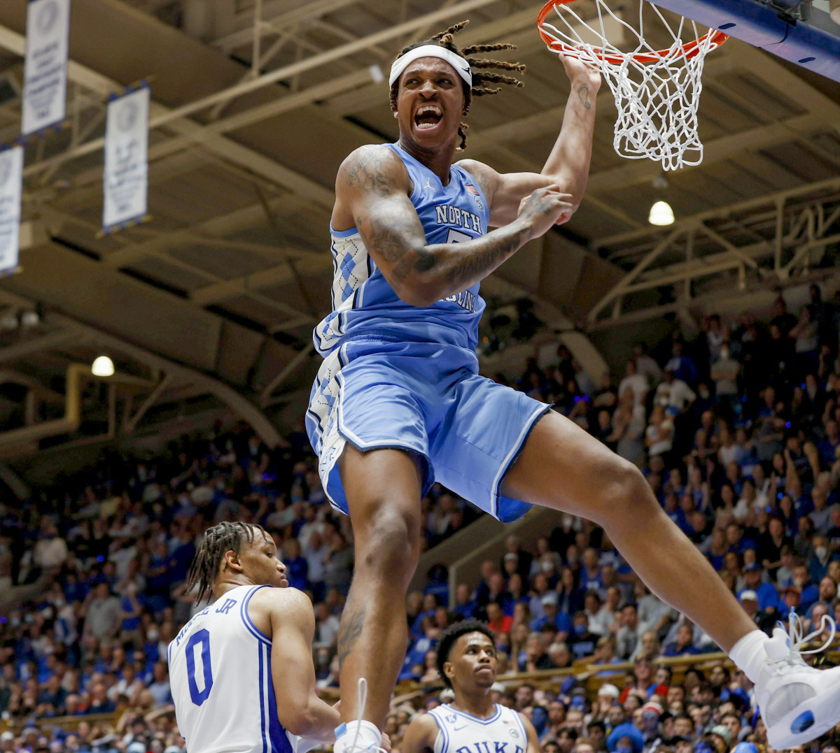 Bacot dunks on Duke .
