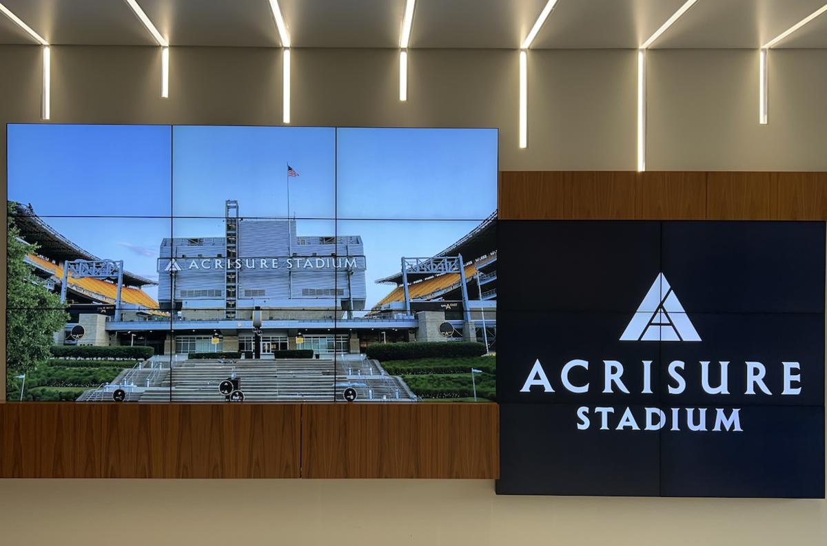 Inside Acrisure Stadium.