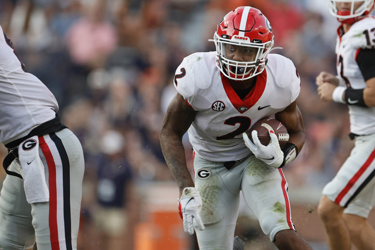 Georgia Running Back Kendall Milton