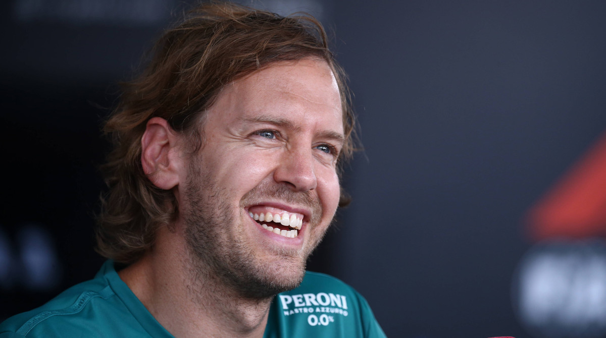 Sebastian Vettel ahead of Hungarian GP