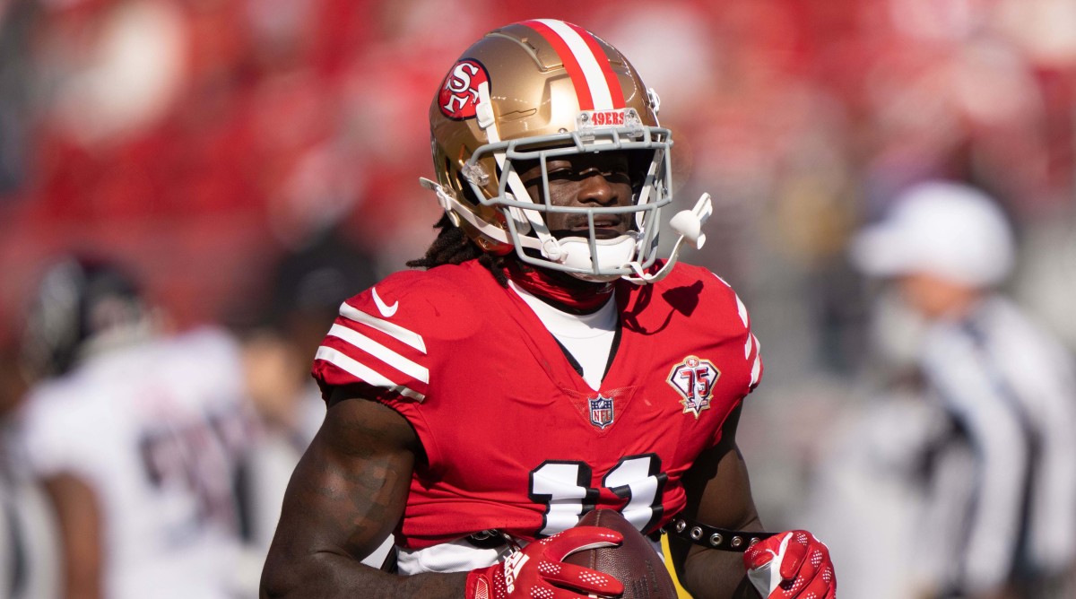 49ers receiver Brandon Aiyuk