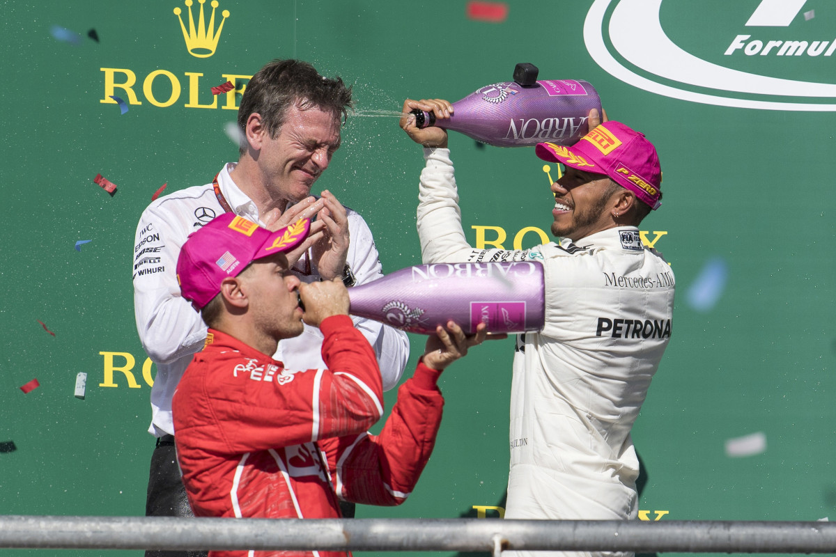 At age 23, Vettel became the youngest person in F1 to win a world title. He then went on to win three more championships in the next three years.
