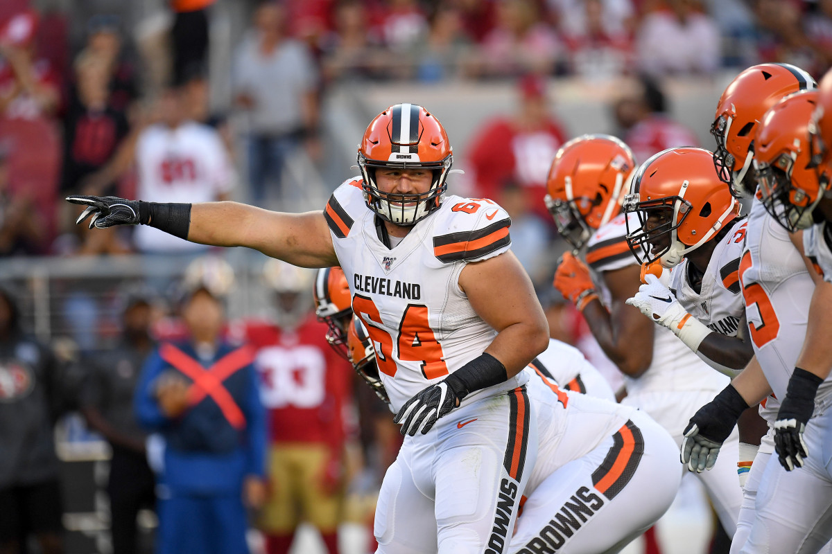 Tretter started 16 games each of the last five seasons for the Browns. 