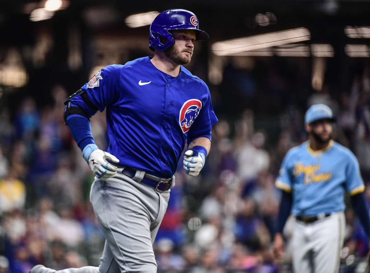 Chicago Cubs outfielder Ian Happ this past weekend against the Milwaukee Brewers. 