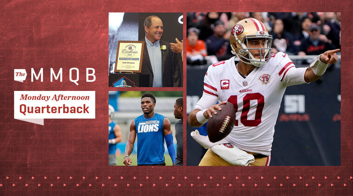 Ernie Zampese, Jeff Okudah, Jimmy Garoppolo