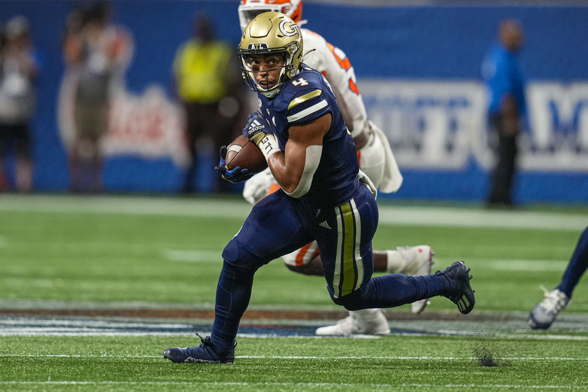 Georgia Tech running back Dontae Smith
