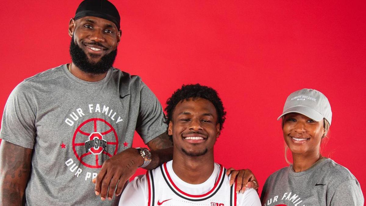 LeBron and Bronny James