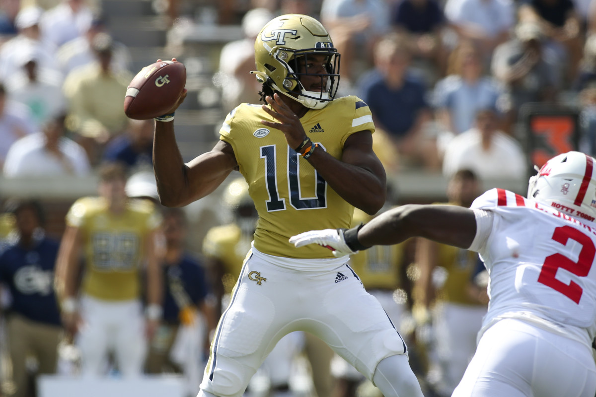 Georgia Tech quarterback Jeff Sims