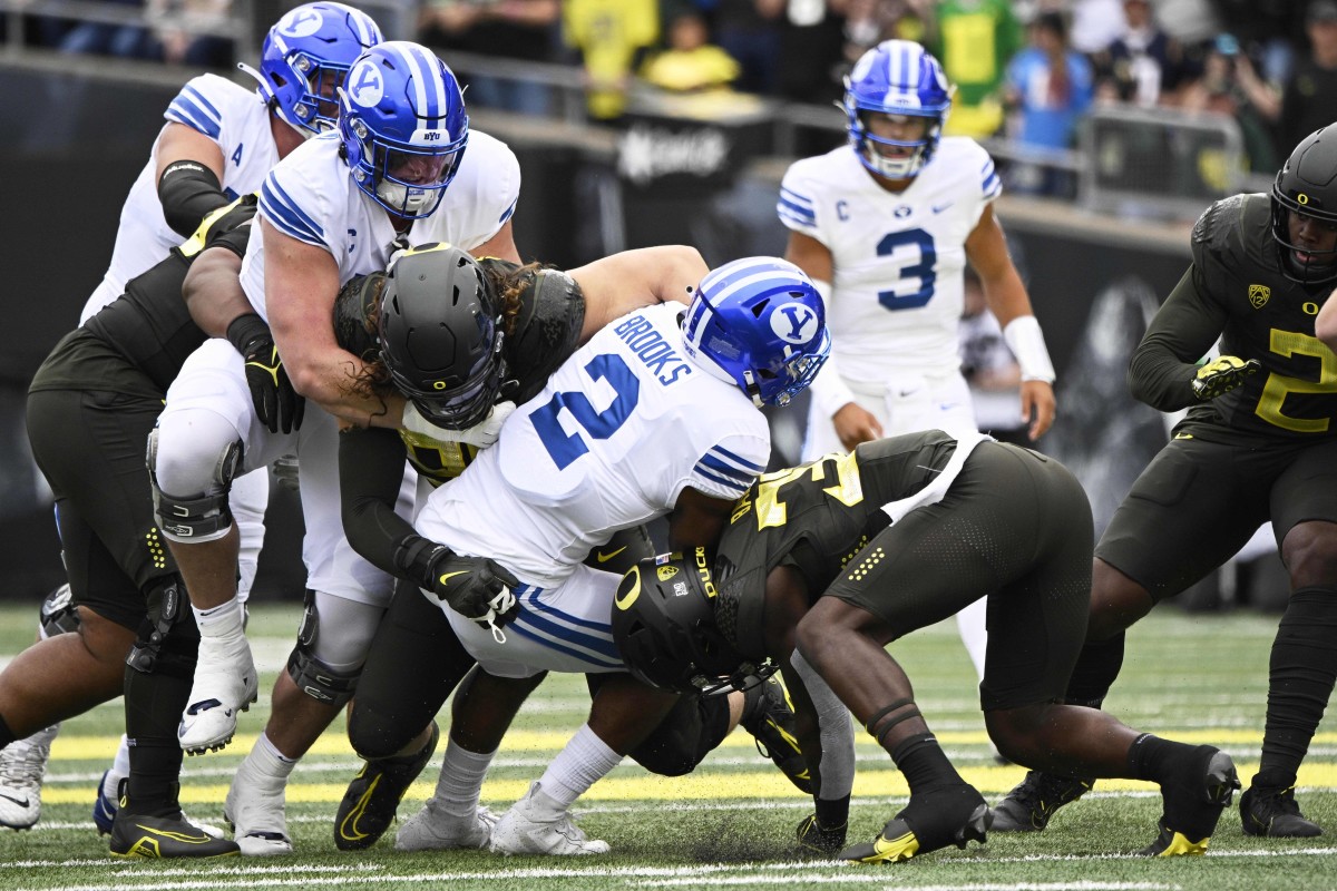 BYU vs Oregon Chris Brooks
