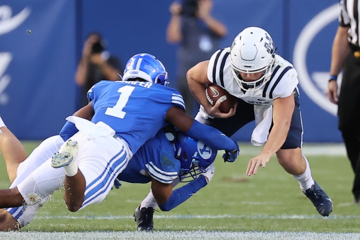 BYU vs Utah State Micah Harper