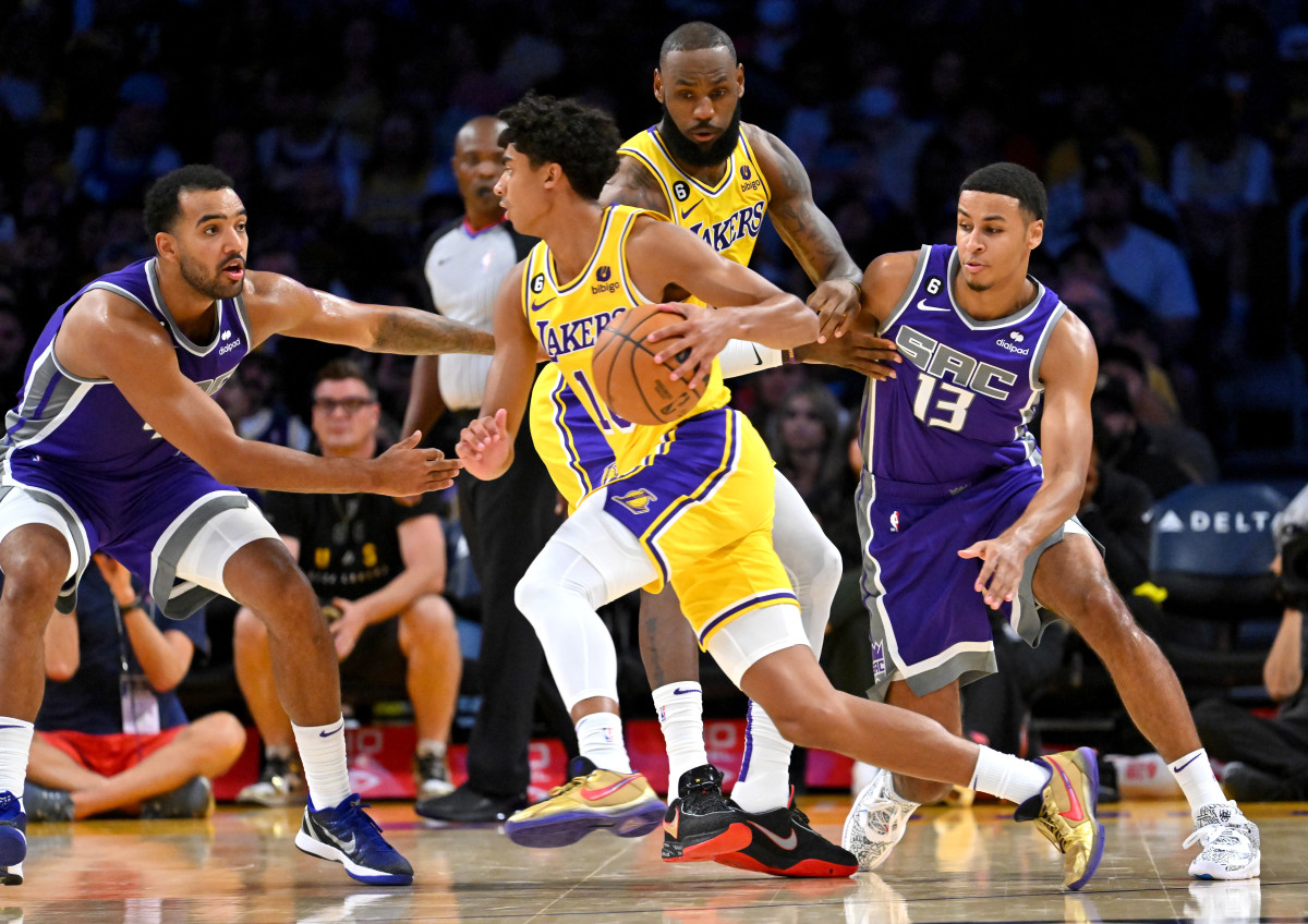 max christie lebon james lakers kings 10-3-22