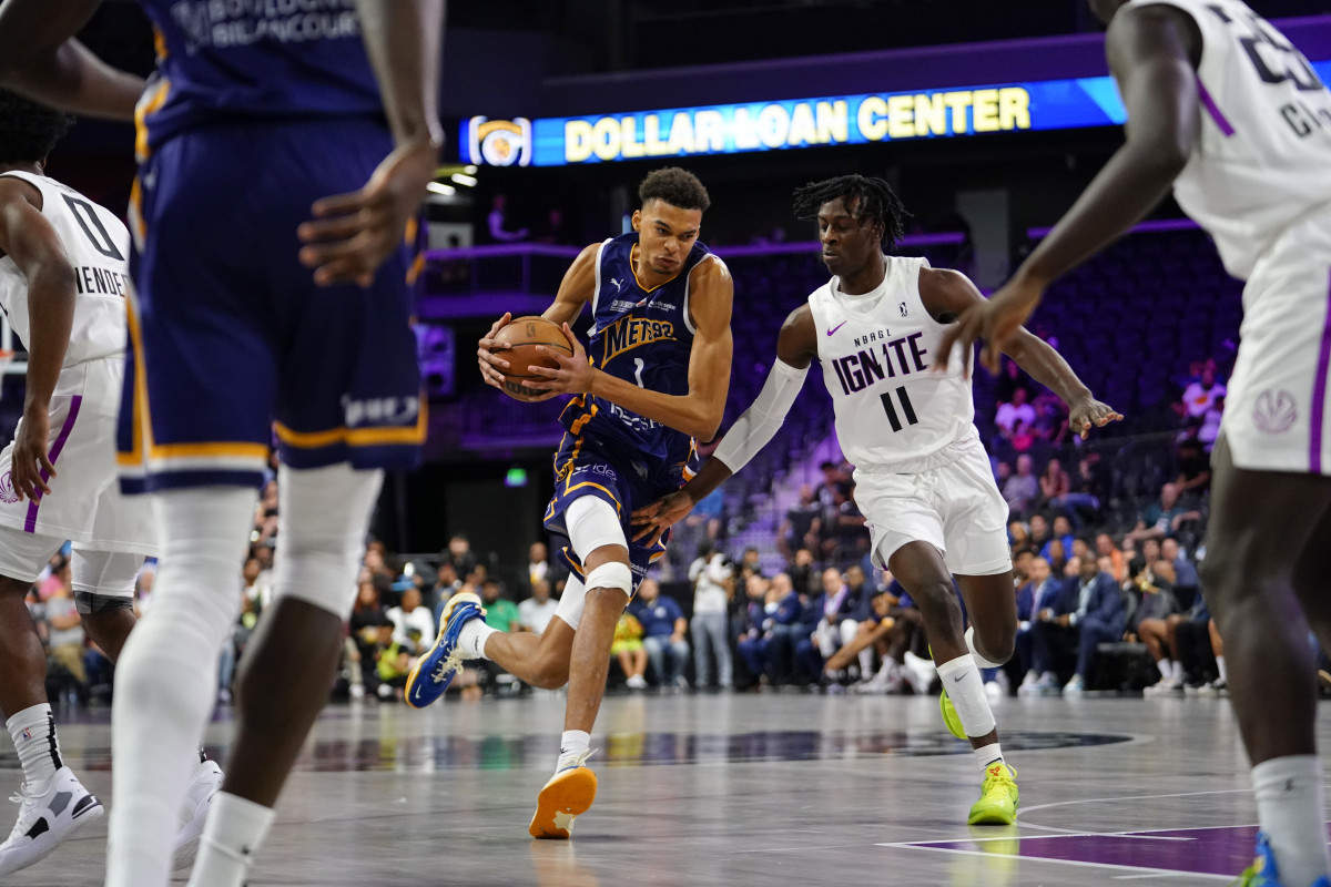 Victor Wembanyama Boulogne-Levallois Metropolitans 92 NBA G League Ignite
