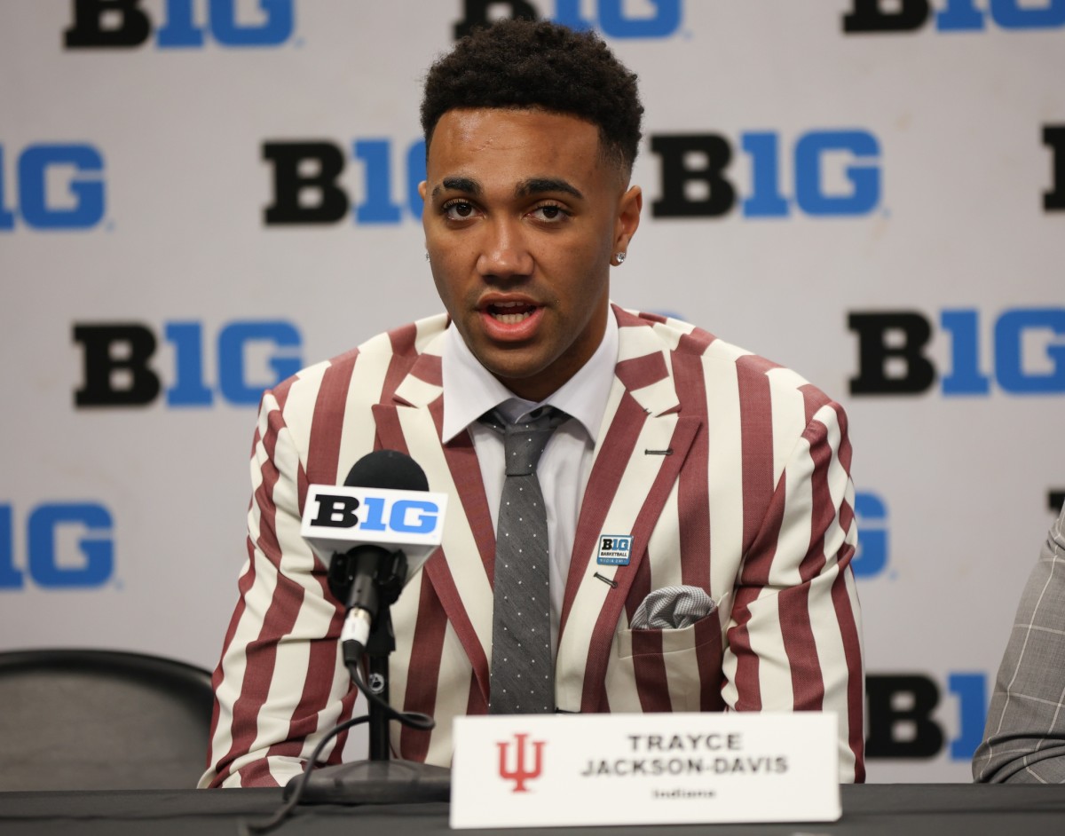 Trayce Jackson-Davis has scored 1,588 points at Indiana in three years, and ranks No. 15 in school history. (USA TODAY Sports)