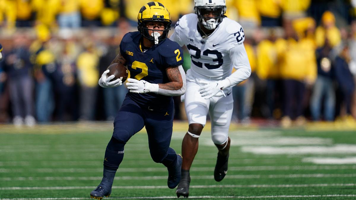 Michigan Blake Corum, Penn State Curtis Jacobs, Wolverines, Nittany Lions