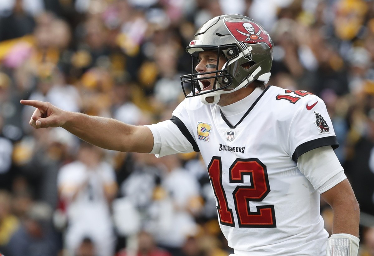 Buccaneers quarterback Tom Brady in Week 6 against the Steelers.