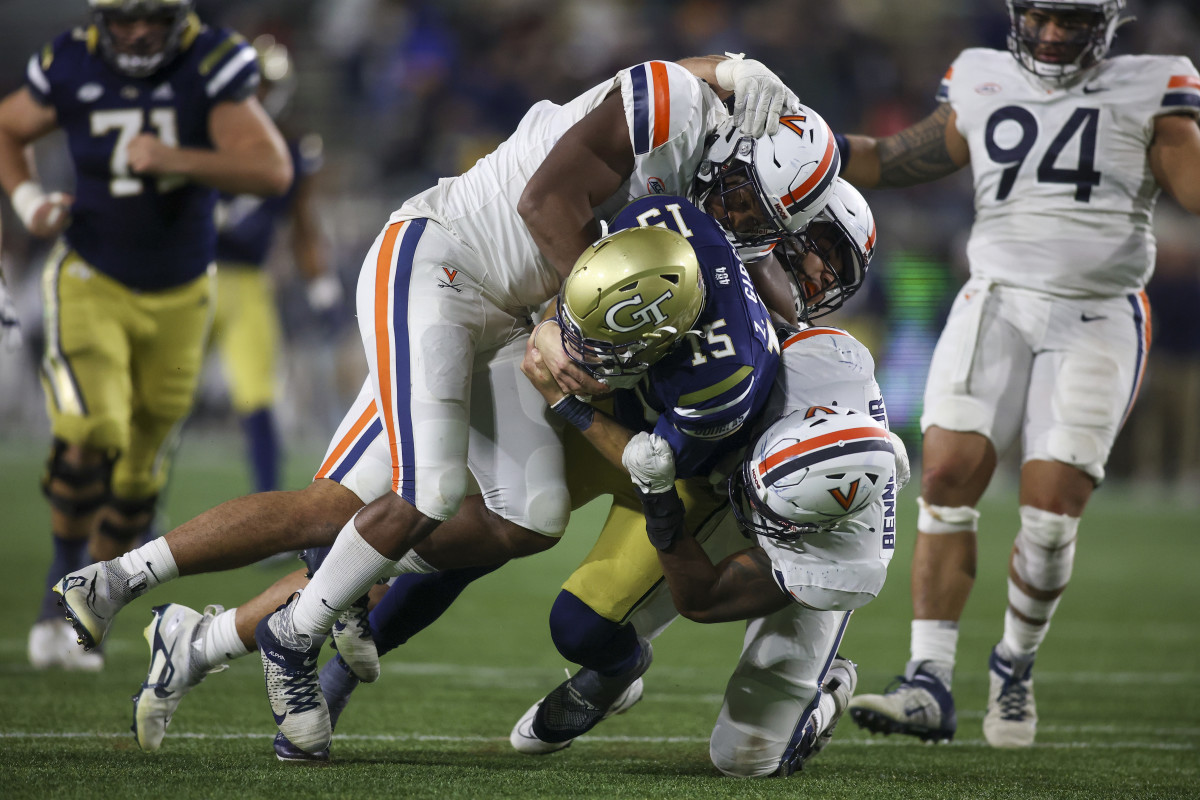 Georgia Tech quarterback Zach Gibson vs Virginia