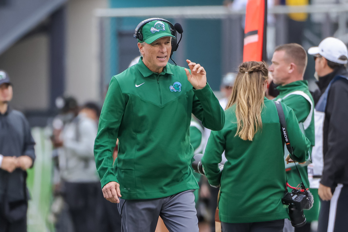 Tulane head coach Willie Fritz