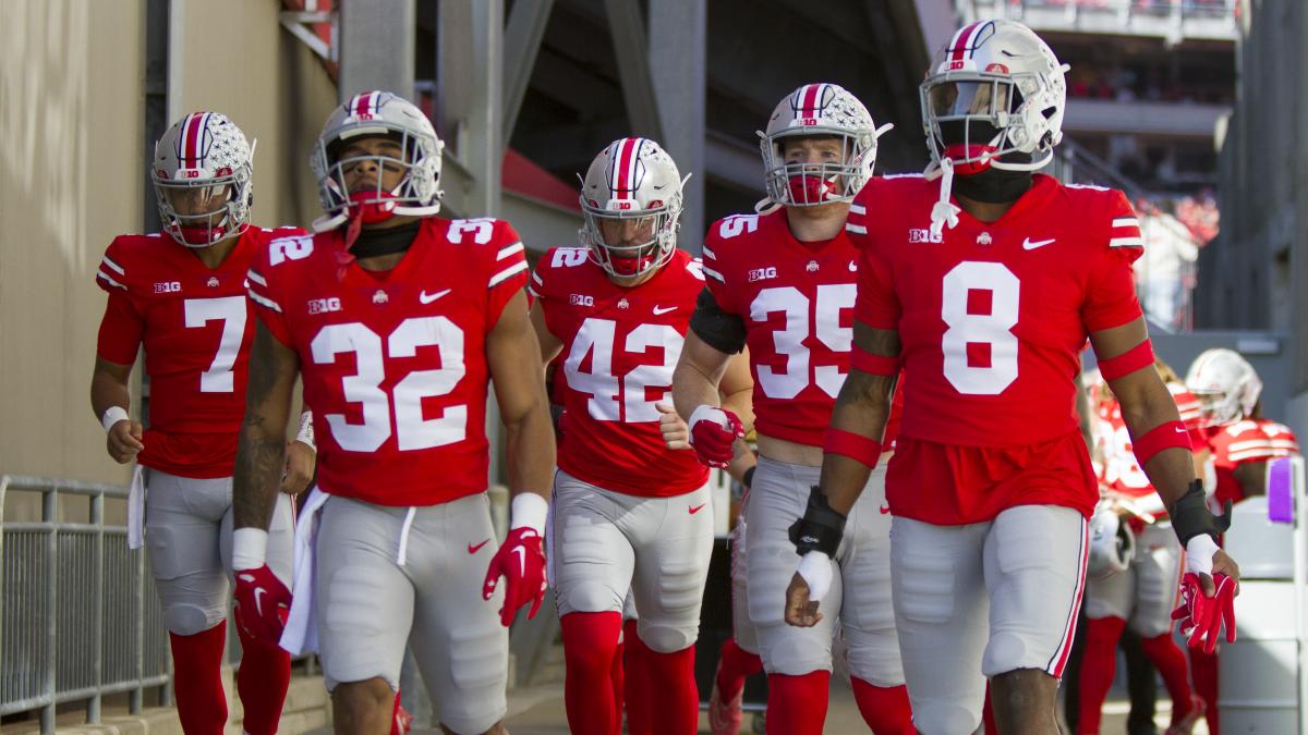 24. C.J. Stroud, TreVeyon Henderson, Bradley Robinson, Tommy Eichenberg and Javontae Jean-Baptiste