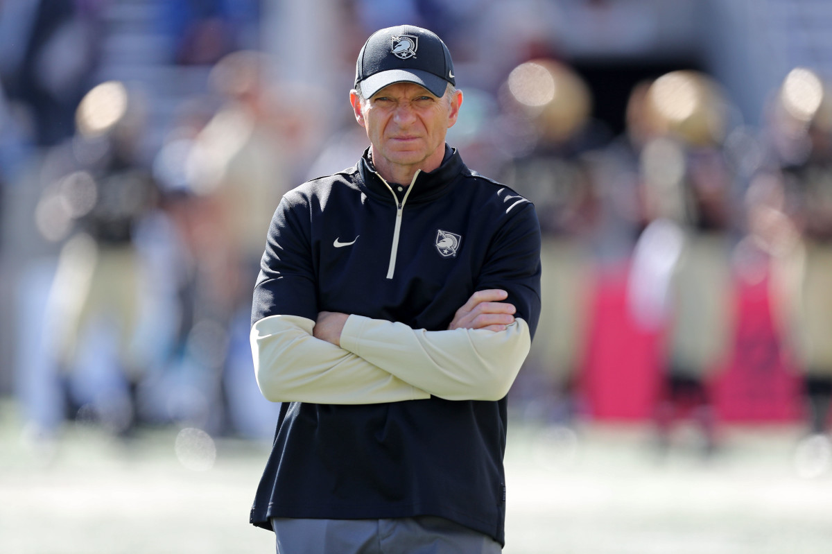 Army head coach Jeff Monken