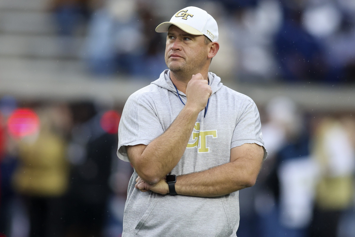 Georgia Tech interim head coach Brent Key