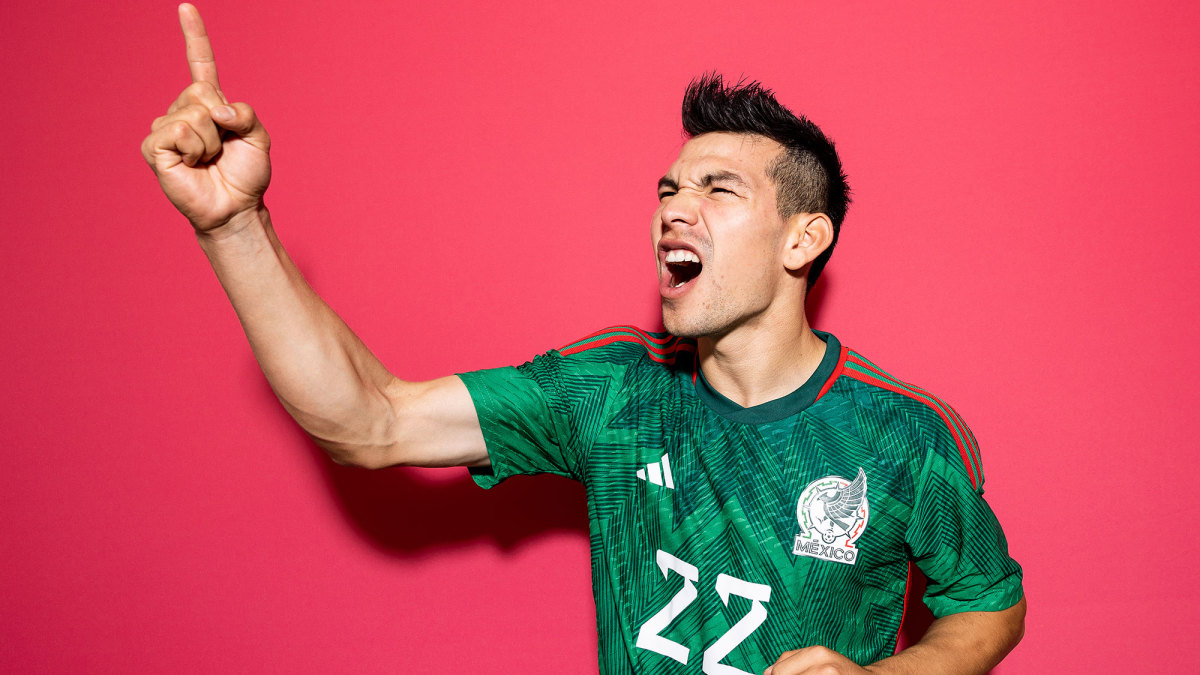 Mexico star Hirving Lozano’s World Cup portrait
