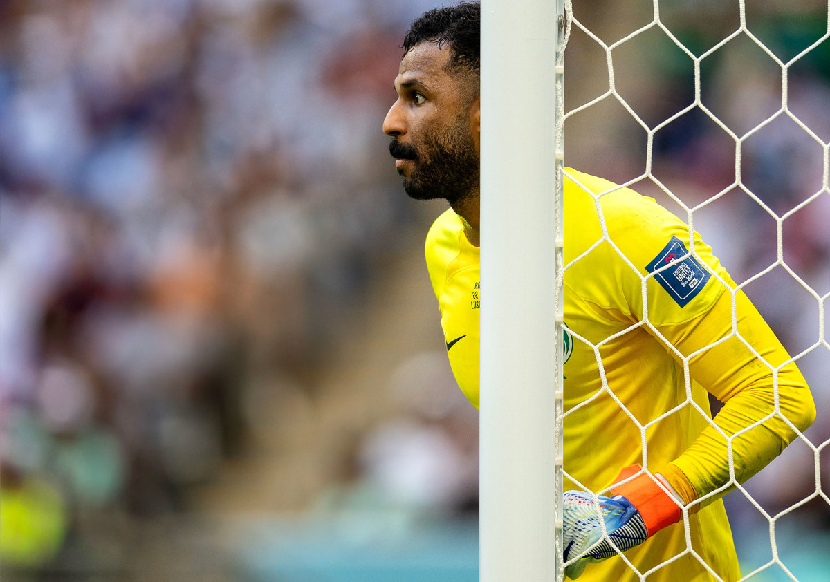 Saudi Arabia goalkeeper Mohammed Al-Owais was a star vs. Argentina
