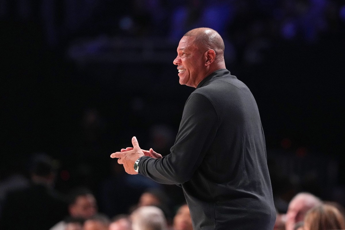 Eastern Conference head coach Doc Rivers of the Milwaukee Bucks 