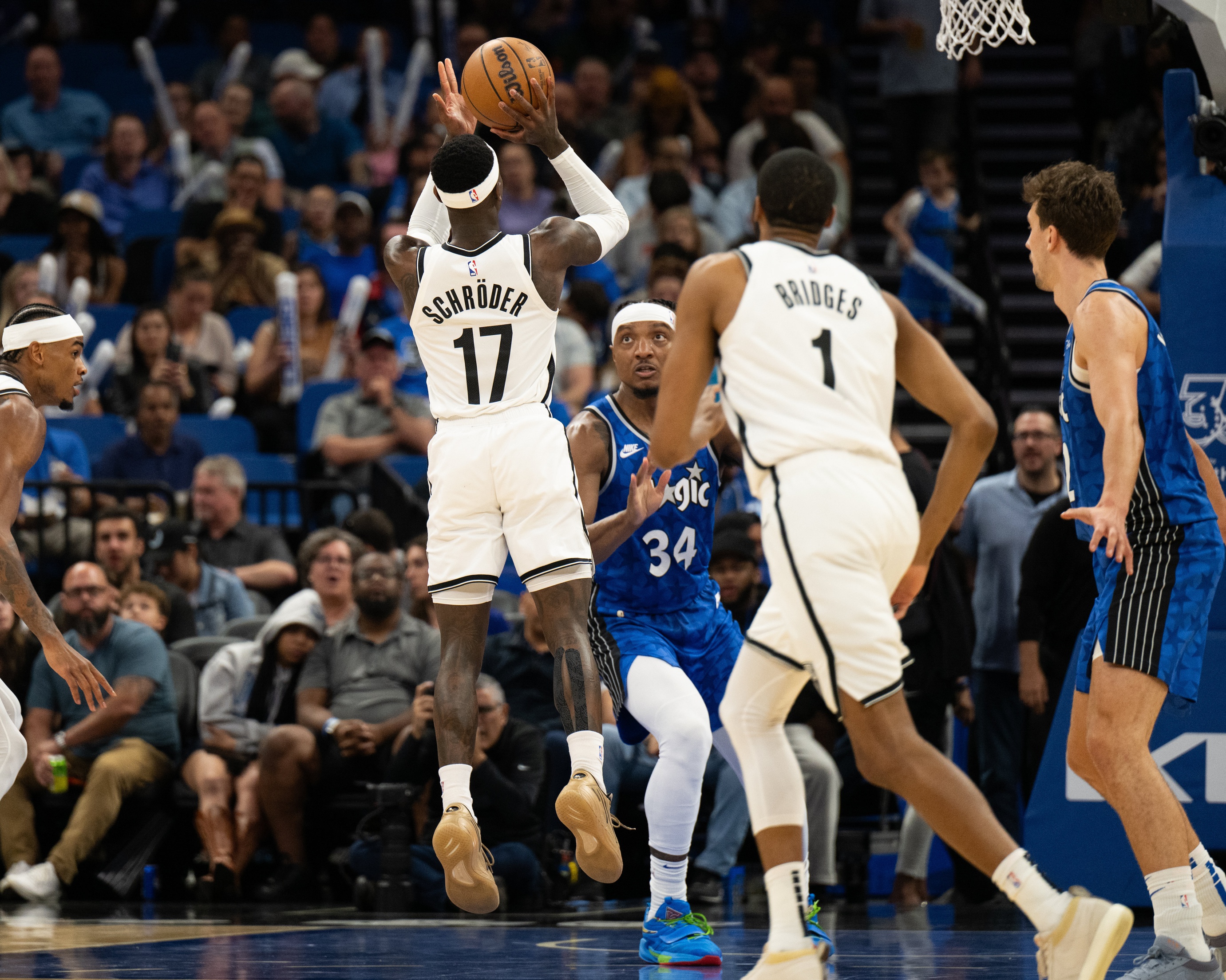 Brooklyn Nets guard Dennis Schroder 