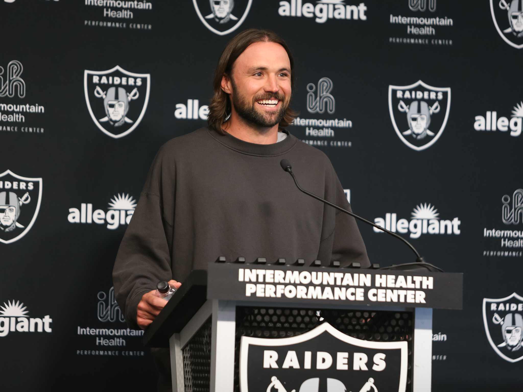 New Las Vegas Raiders QB Gardner Minshew.