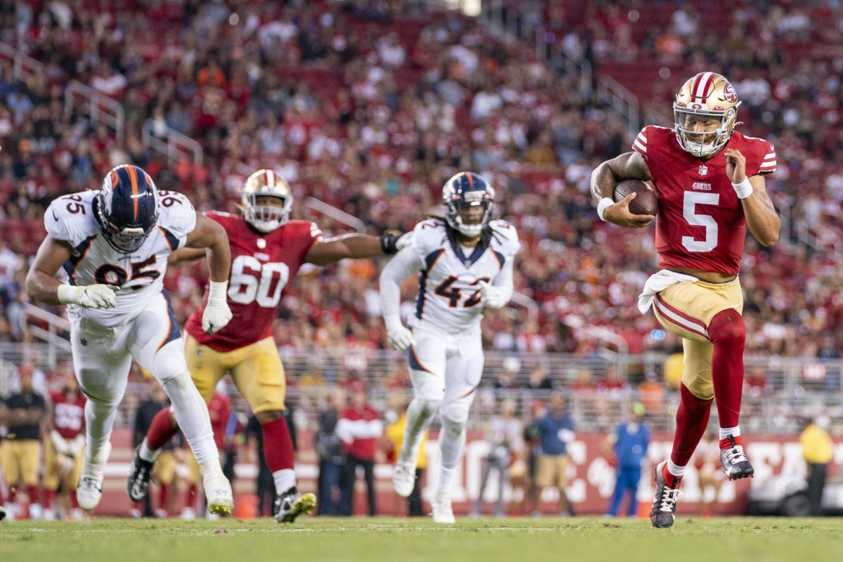 Former first-round pick Trey Lance had his best game of the preseason against the Broncos.