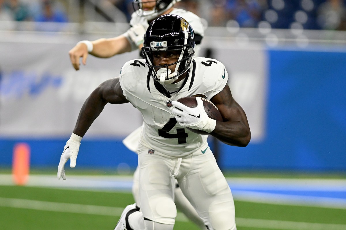 Jaguars rookie running back Tank Bigsby