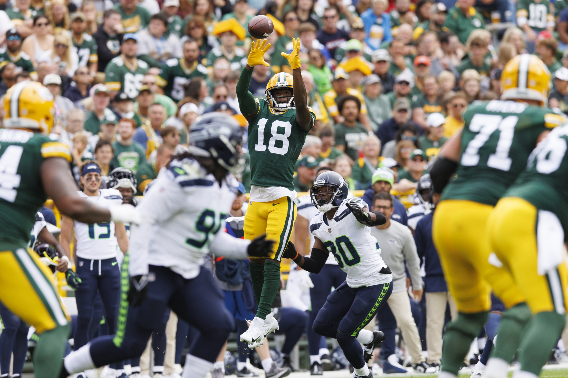 Packers receiver Malik Heath