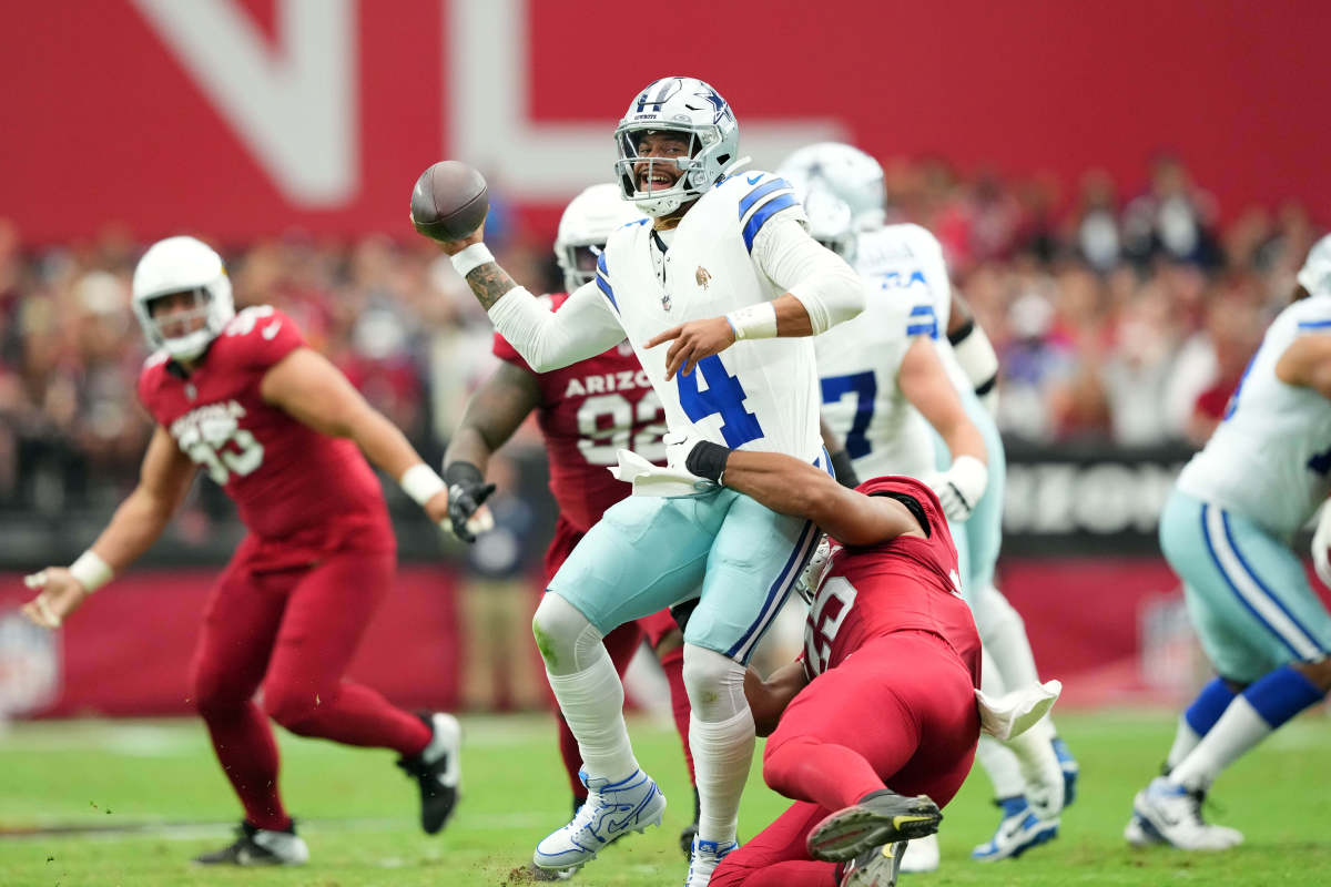 Dak Prescott of the Cowboys