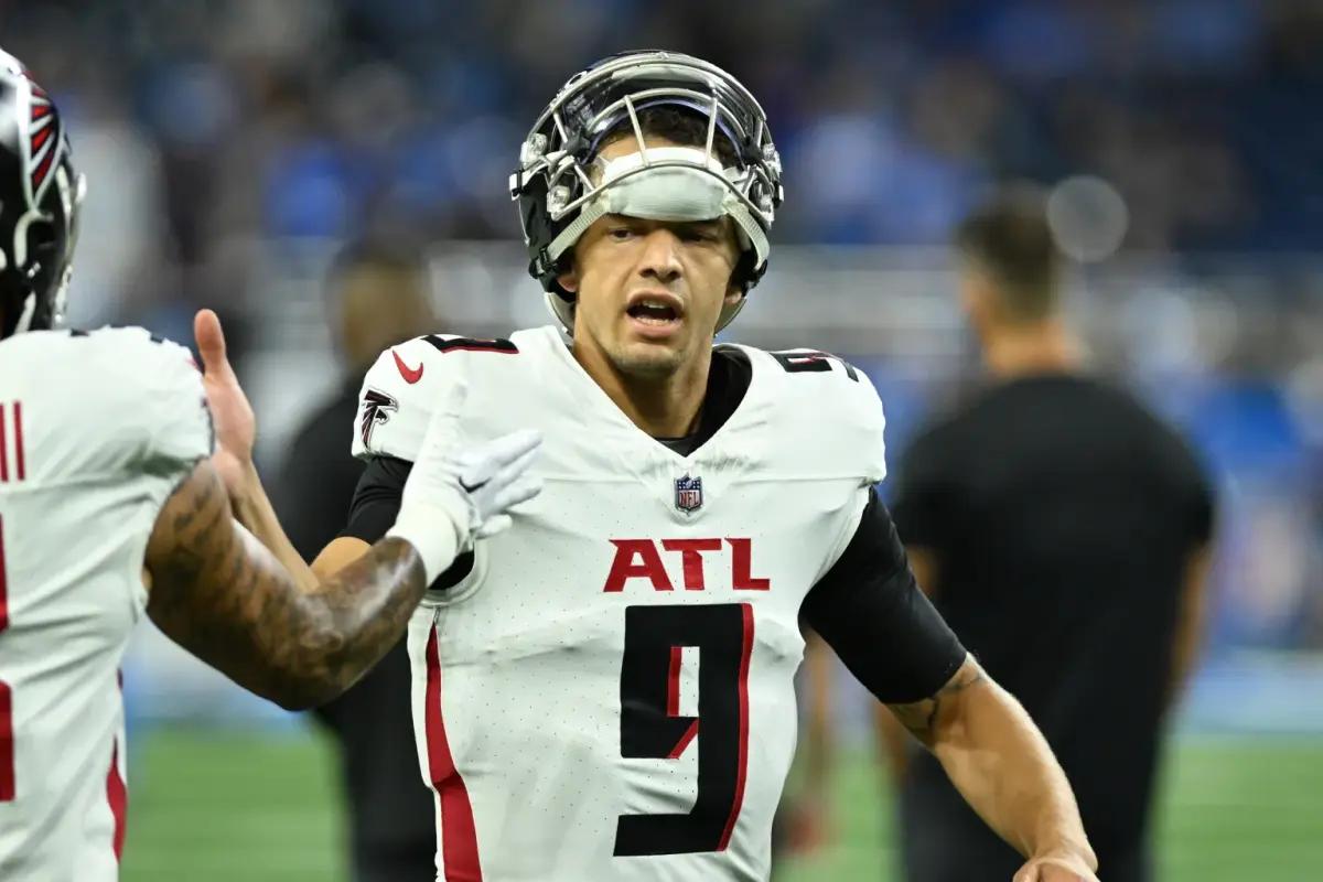 Atlanta Falcons quarterback Desmond Ridder struggled in the team's first loss to the Detroit Lions.