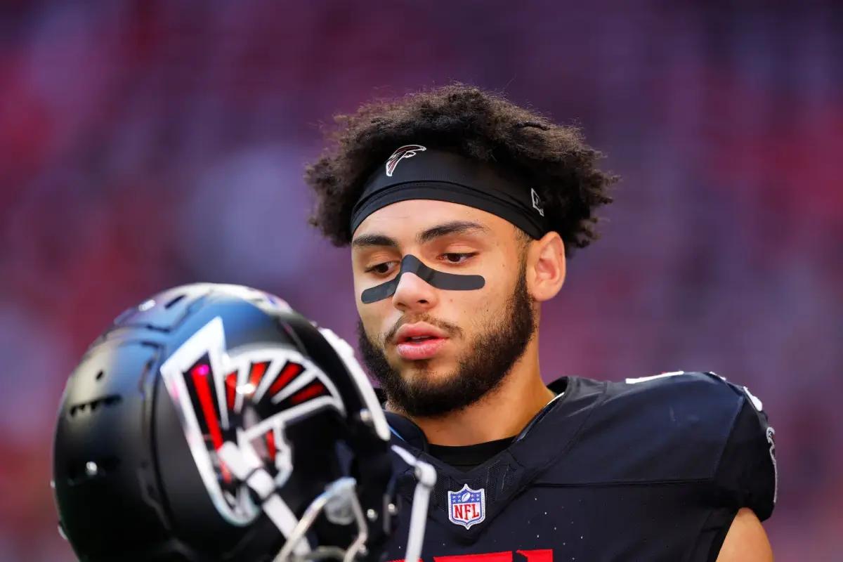 Drake London was shutout in the first half but shined when needed most.