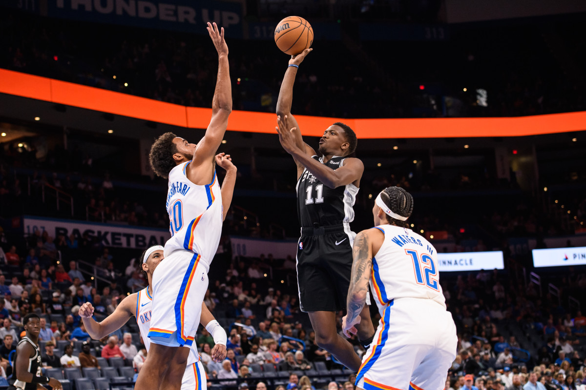 San Antonio Spurs rookie guard Sir'Jabari Rice
