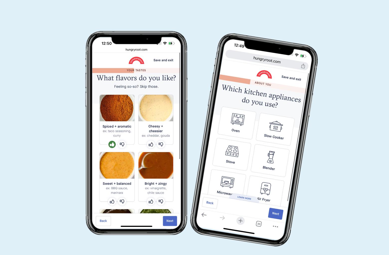 Sign Up -Flavors, Appliances