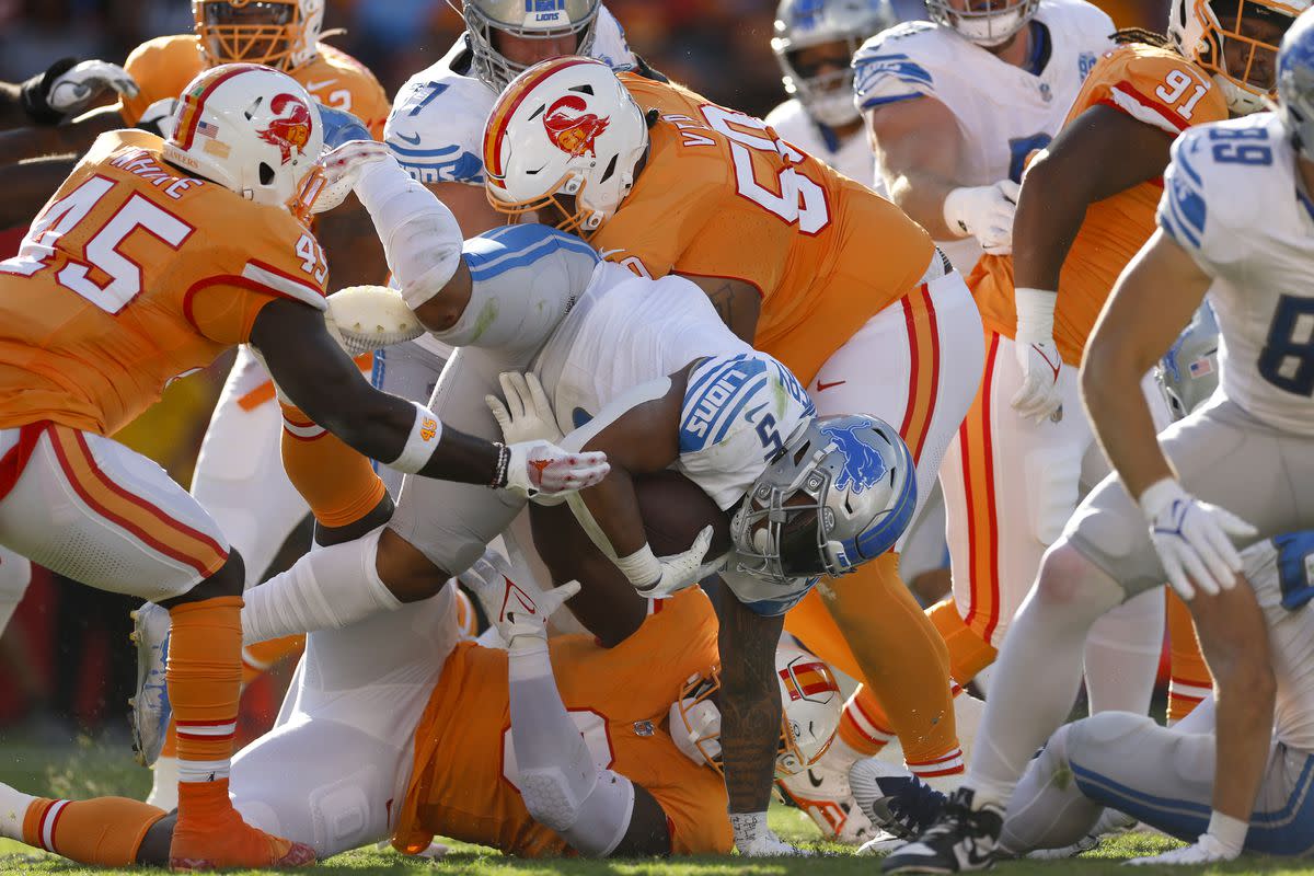 Lions running back David Montgomery