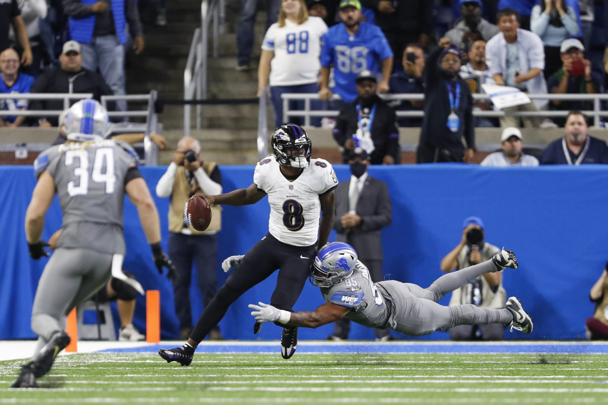 The Baltimore Ravens won 19-17 in their last meeting against the Detroit Lions. 